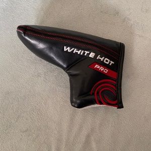 Odyssey White Hot Pro Putter Headcover - Black, Red and White
